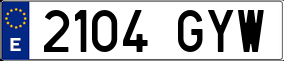 Truck License Plate